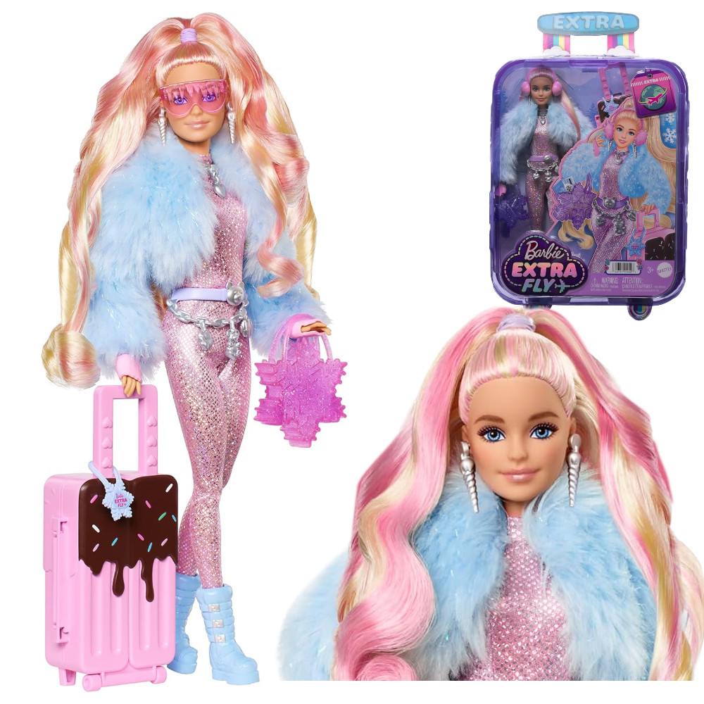Barbie Extra Fly Lalka Zimowa HPB16 
