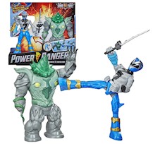 Hasbro Power Rangers figurki Blue Ranger vs Shockhorn F1603