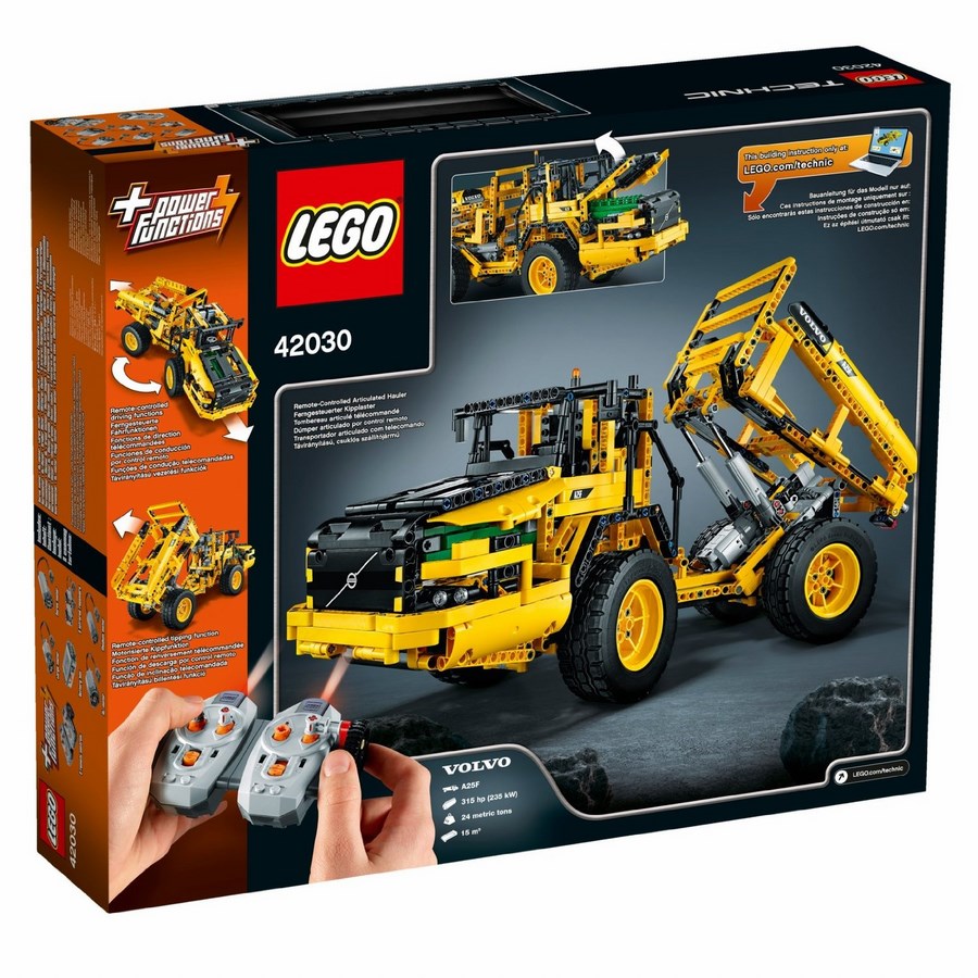 Lego Technic Koparka RC VOLVO L350F 2w1 42030