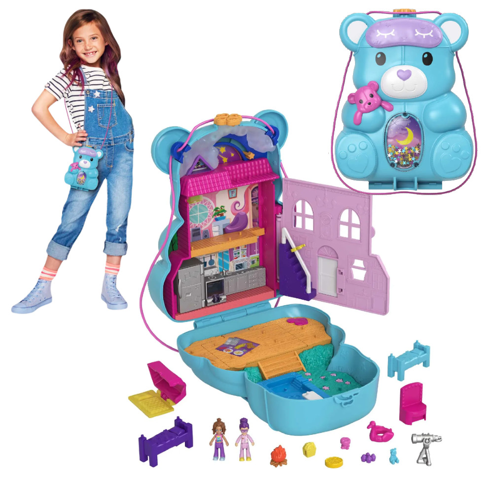 Mattel Polly Pocket Kompaktowa Torebka Miś HGC39