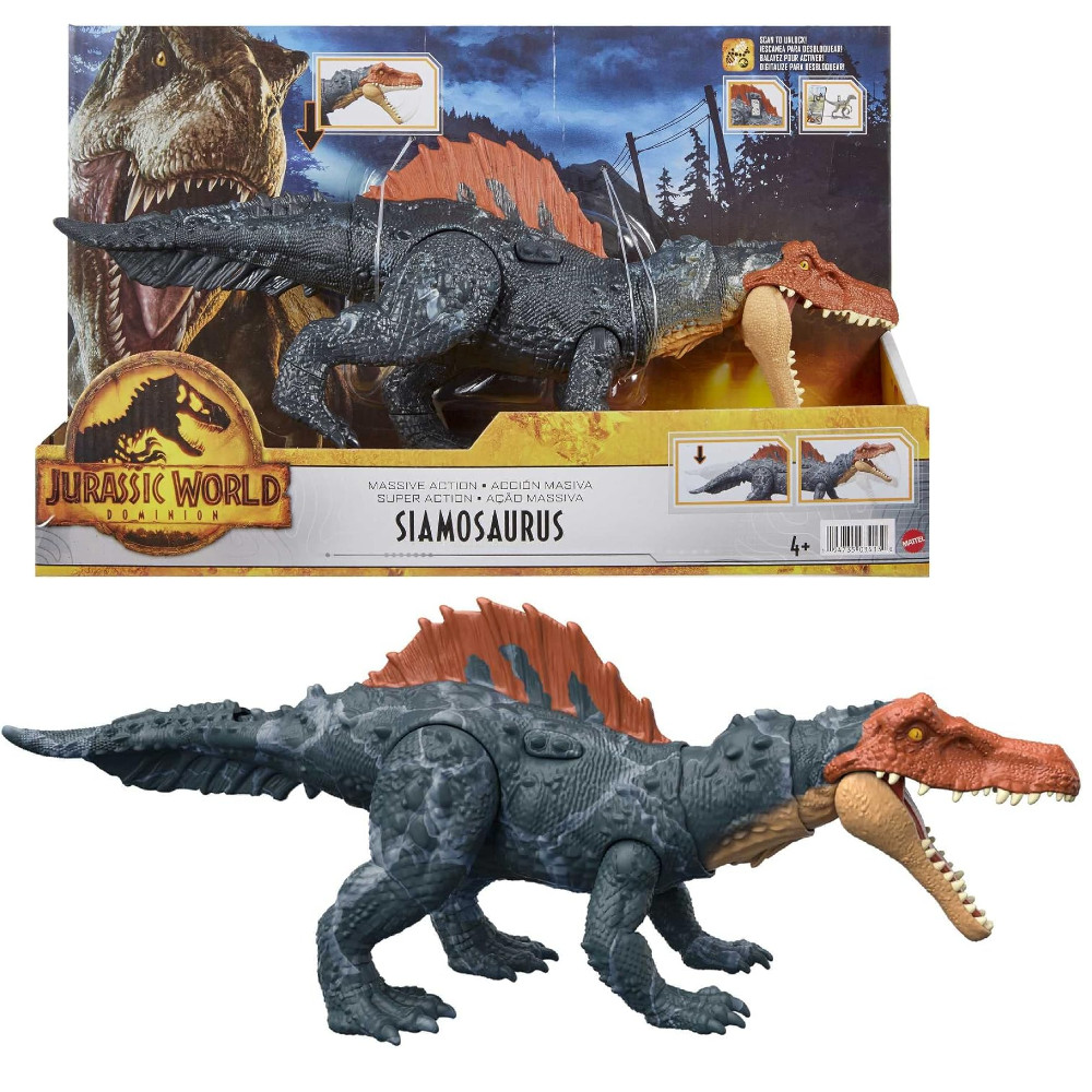 Mattel Jurassic World Dinozaur Potężny Atak Siamosaurus HDX51