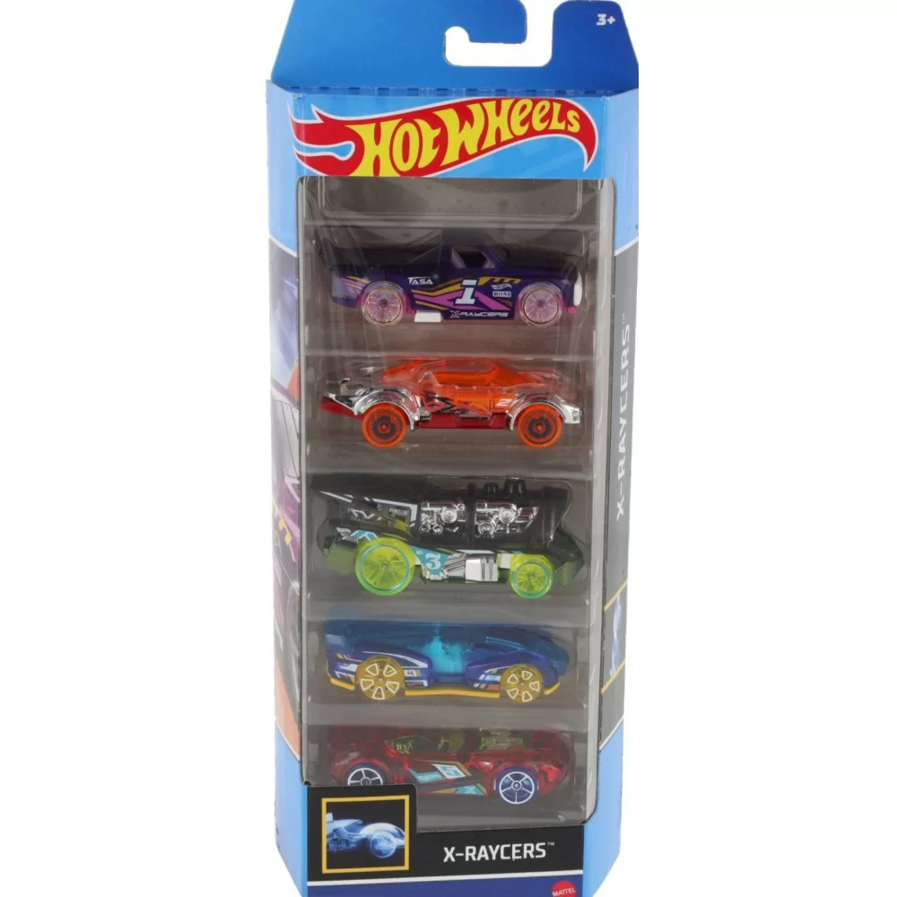  Hot Wheels Samochodziki 5-Pak X-Races  HTV41