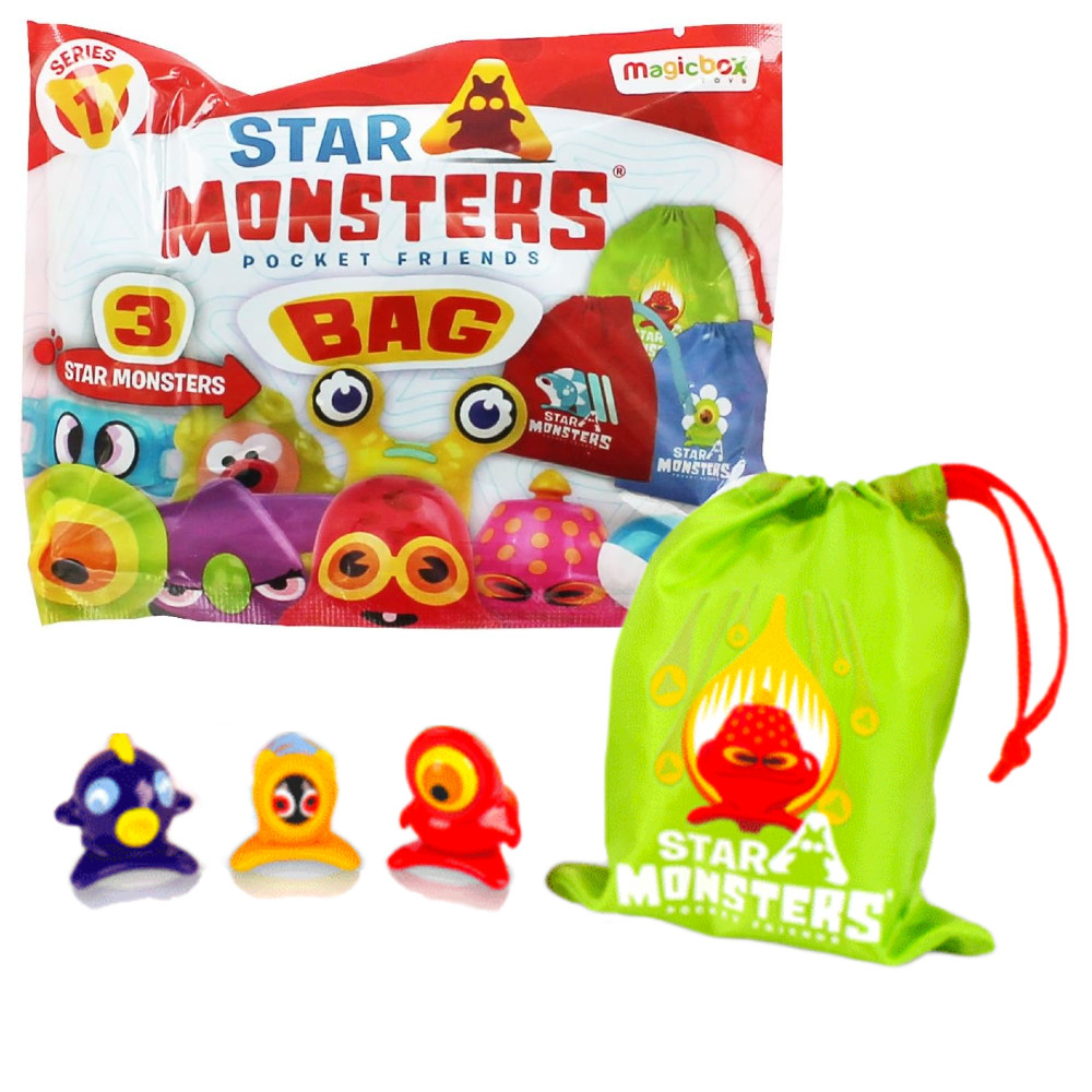 Star Monster Saszetka Niespodzianka 3 figurki + worek seria 1 04555