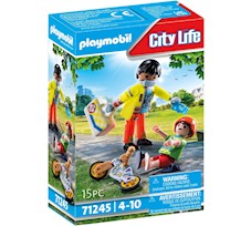 Playmobil City Life Sanitariusz z pacjentem 71245