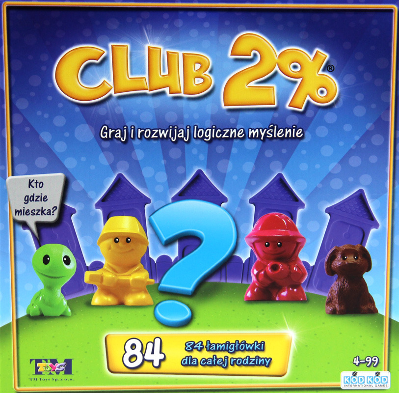 Tm Toys Gra planszowa logiczna Club 2% 80732