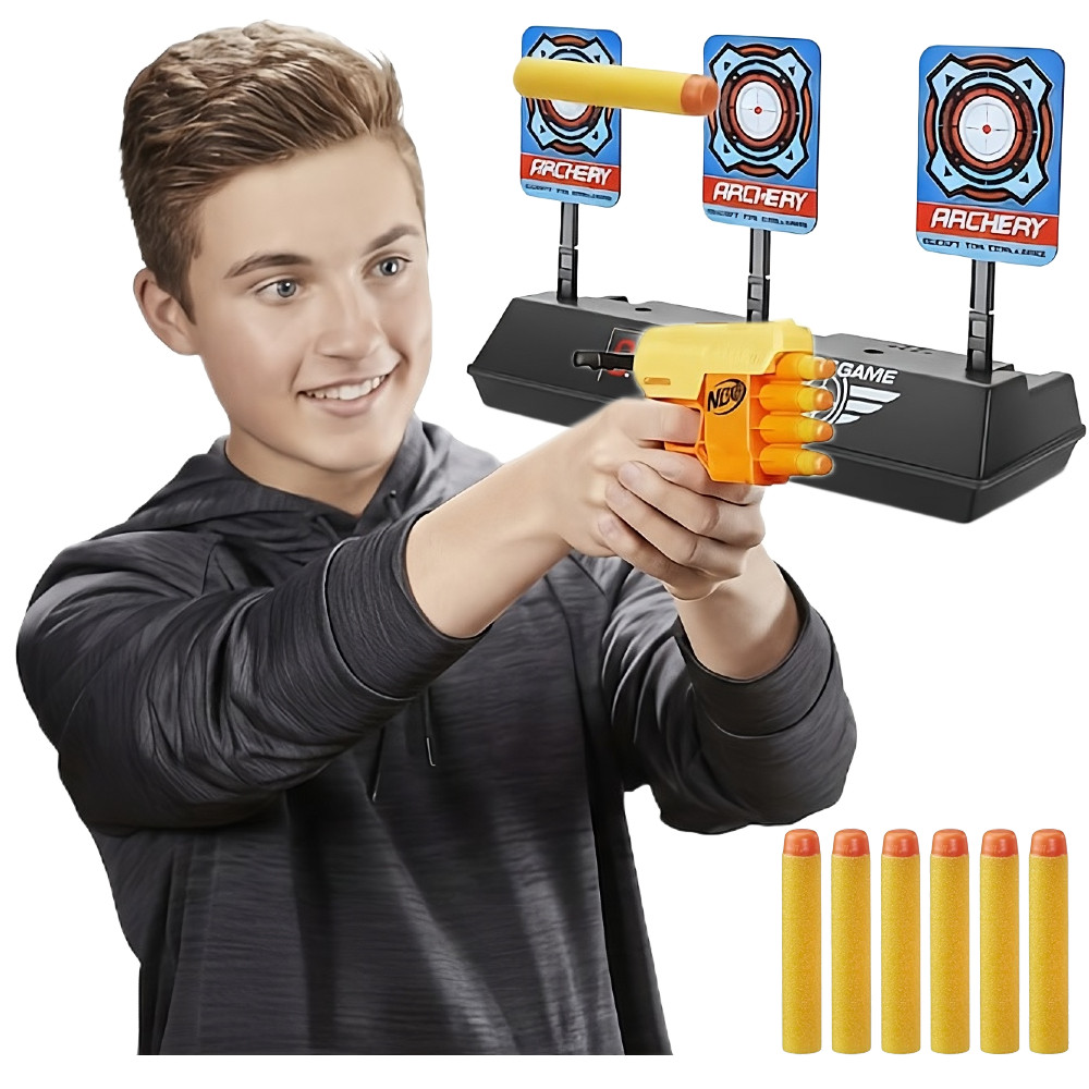 Nerf Alpha Strike Fang QS-4 E6973 + Tarcza Elektroniczna 3 Cele 