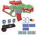 Nerf Dinosquad Rex-Rampage F0807 + elektroniczna tarcza 3 cele + 30 strzałek waffle