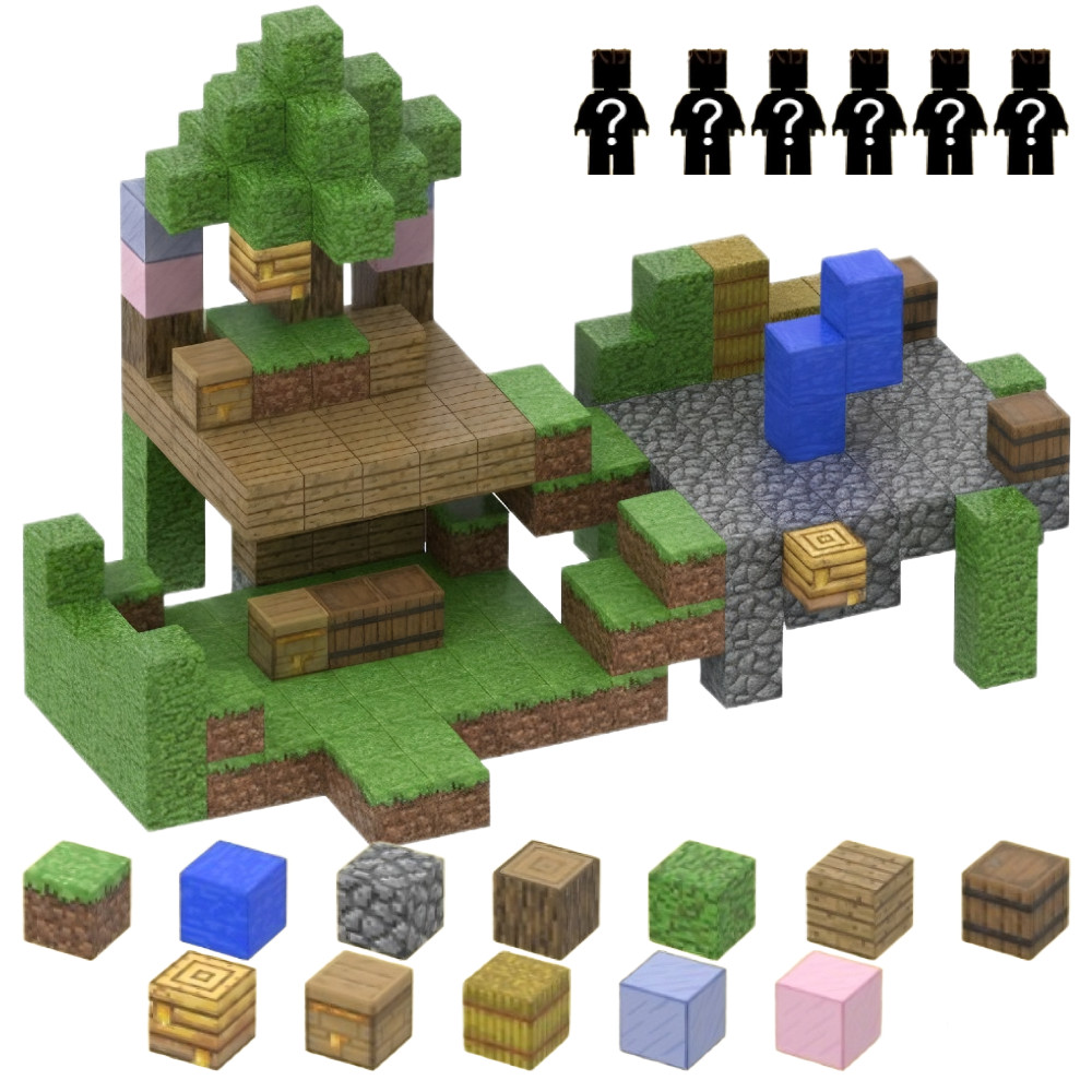 Dream World Zestaw Minecraft Klocki Magnetyczne Ule 216 el. XJB064