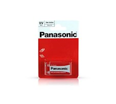 Bateria Zinc Carbon Panasonic 9V (6F22) 1.5V