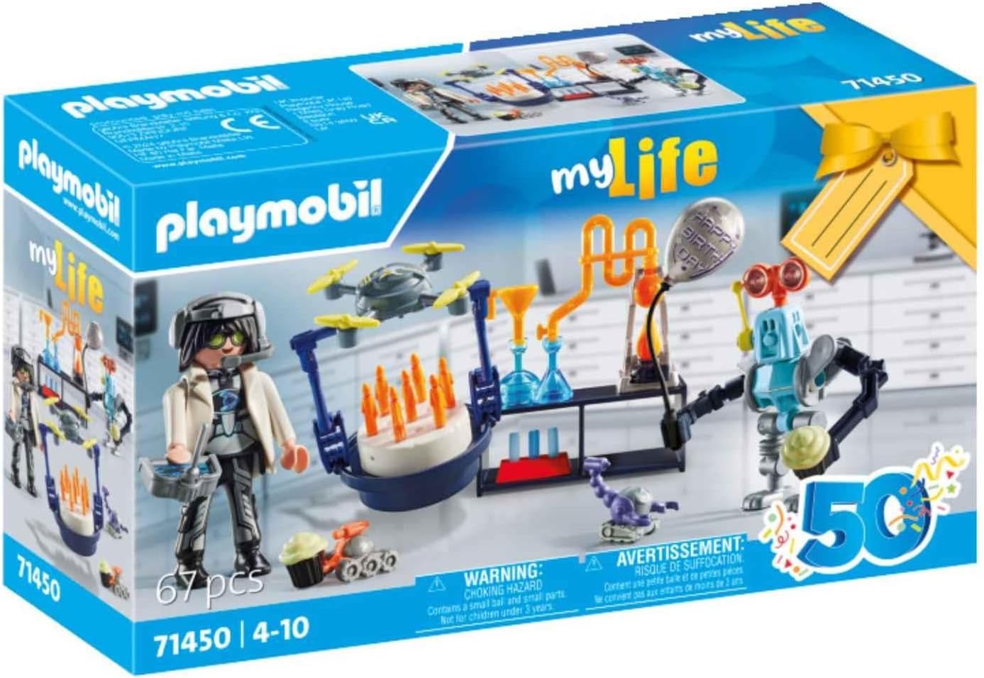 Playmobil My Life Naukowiec z Robotami 71450