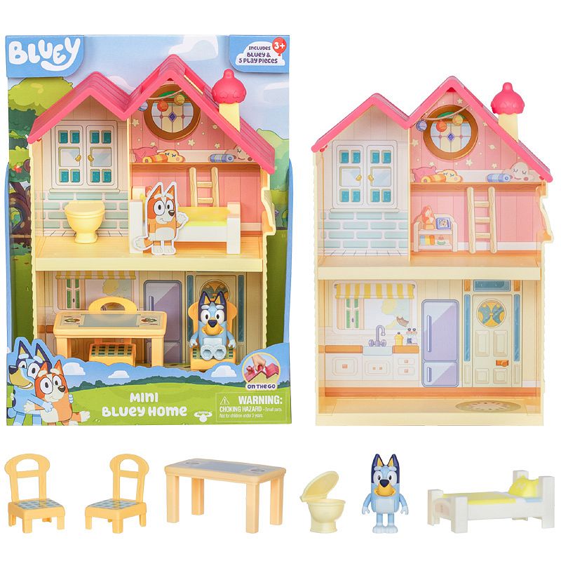 Bluey Mini Zestaw Dom rodzinny + figurka Bluey 17614