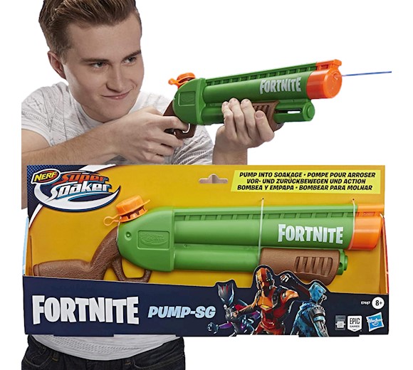 Nerf - Pistolet A Eau Super Soaker Fortnite Pump-sg à Prix Nerf - Pistolet A Eau Super Soaker Fortnite Pump-sg à Prix