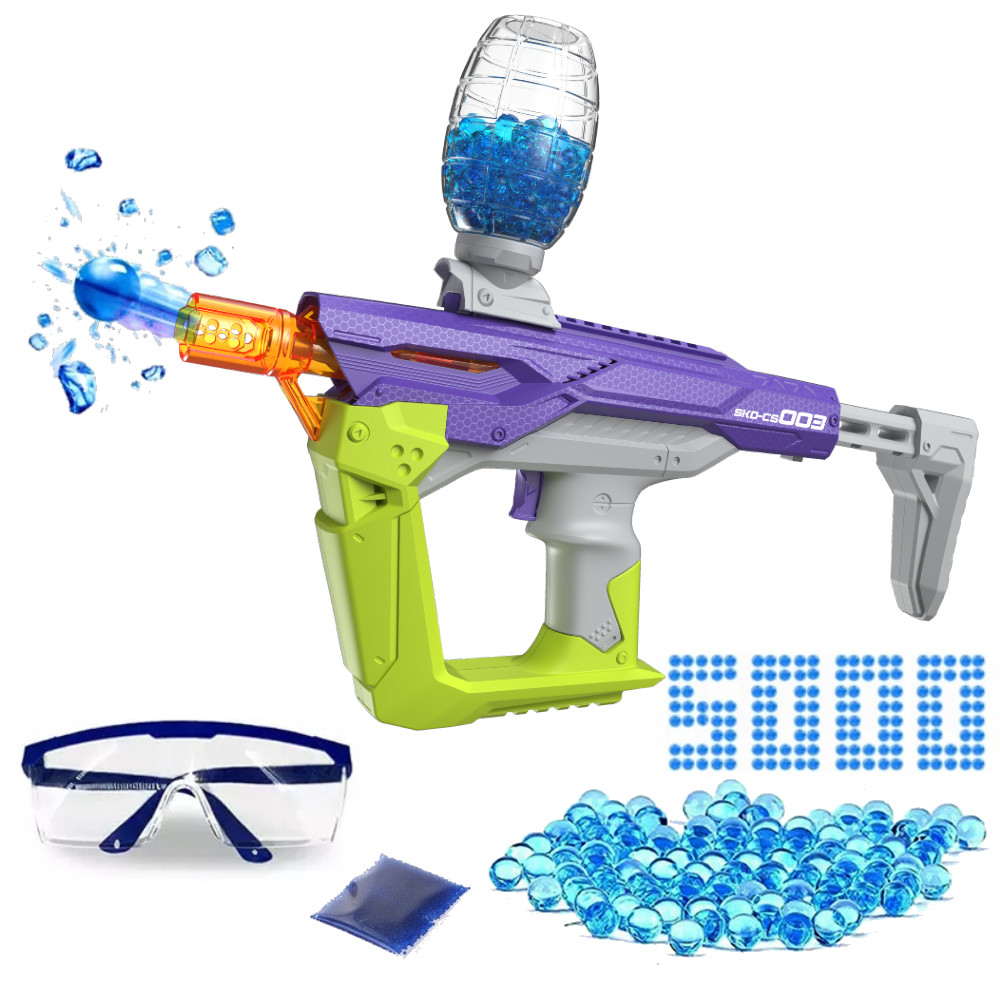SKD Blaster Karabin na Kulki Żelowe Automatyczny Python CS-003 Fioletowy