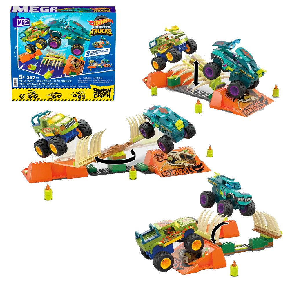 Mega Monster Trucks Mega-Wrex Tor Przeszkód HKF89
