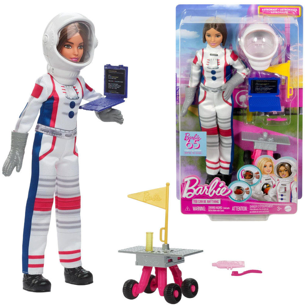 Barbie Kariera Lalka Astronautka Brunetka HRG45