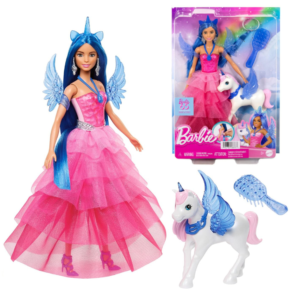 Barbie Sapphire skrzydlaty jednorożec HRR16