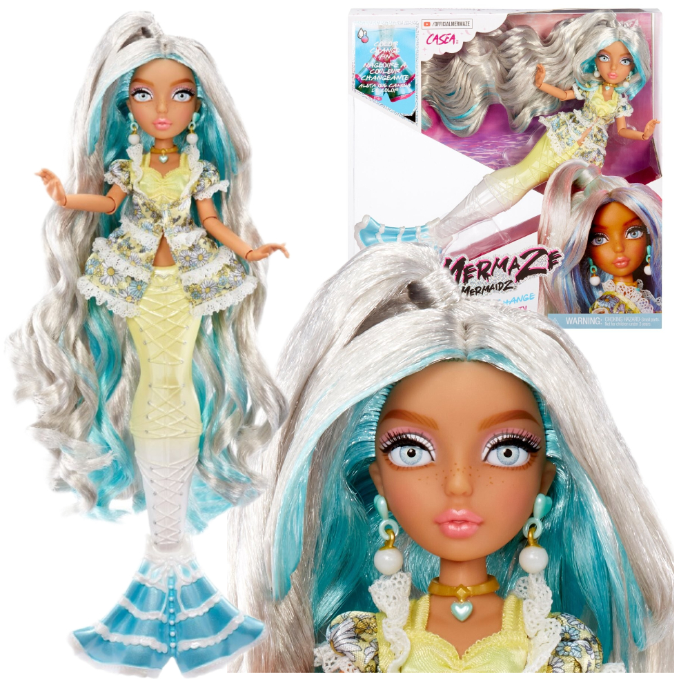 Mermaze Mermaidz Lalka Syrenka Zmieniająca Kolor Casea 585183
