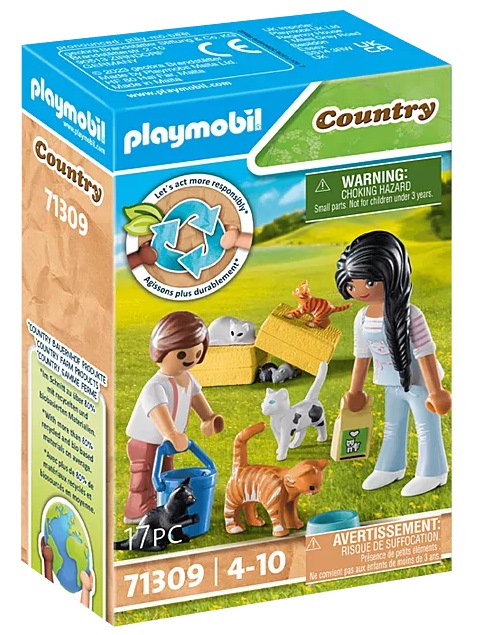 Playmobil Country Rodzina kotków 71309