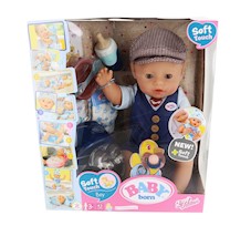 Zapf Baby Born Lalka interaktywna Soft Touch Chłopiec City Boy 43 cm 831274