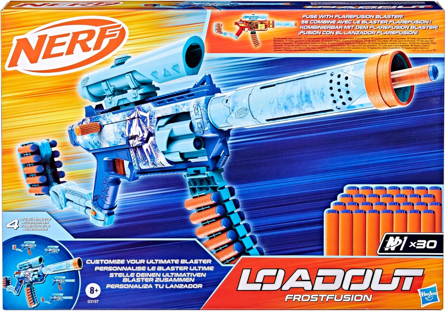 Nerf N1 N Series Loadout Frostfusion 30 strzałek N1 G3157