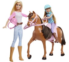 Barbie Zestaw Stadnina Barbie, Stacie + koń GXD65