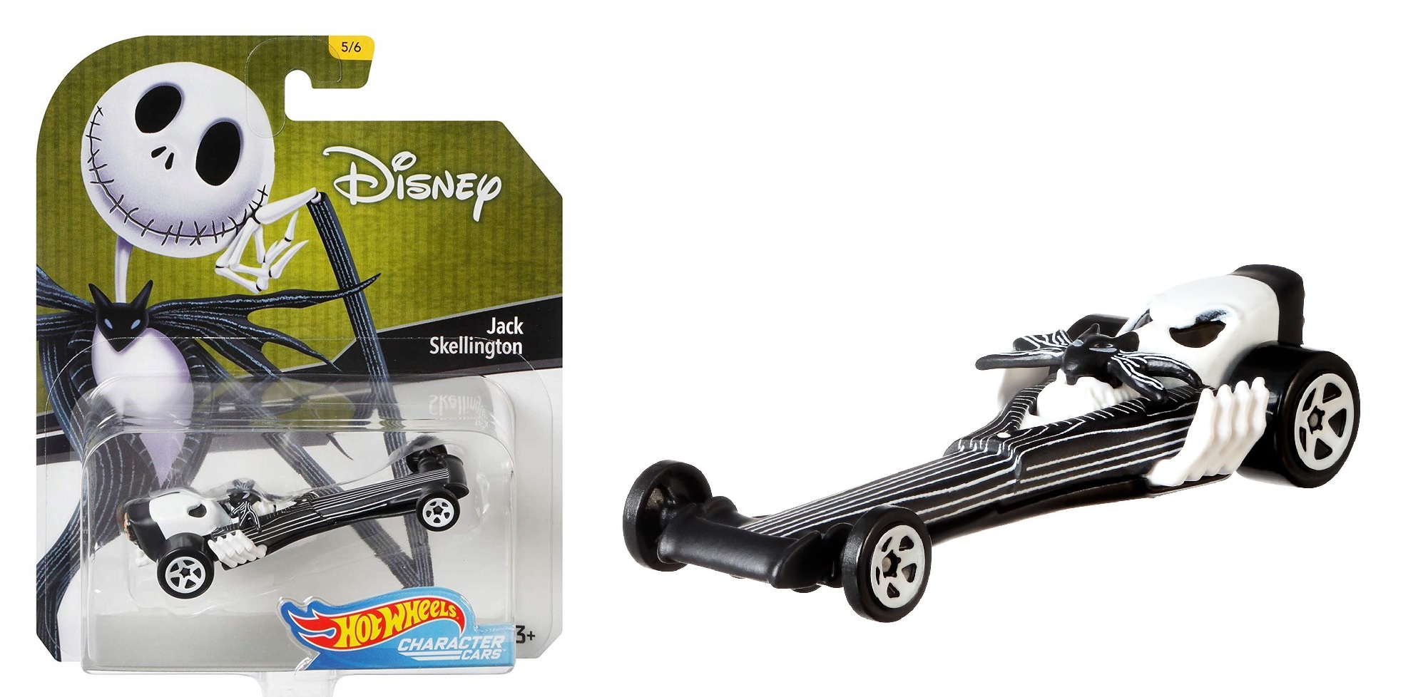 Hot Wheels Bohaterowie Auto Jack Skellington FLH48