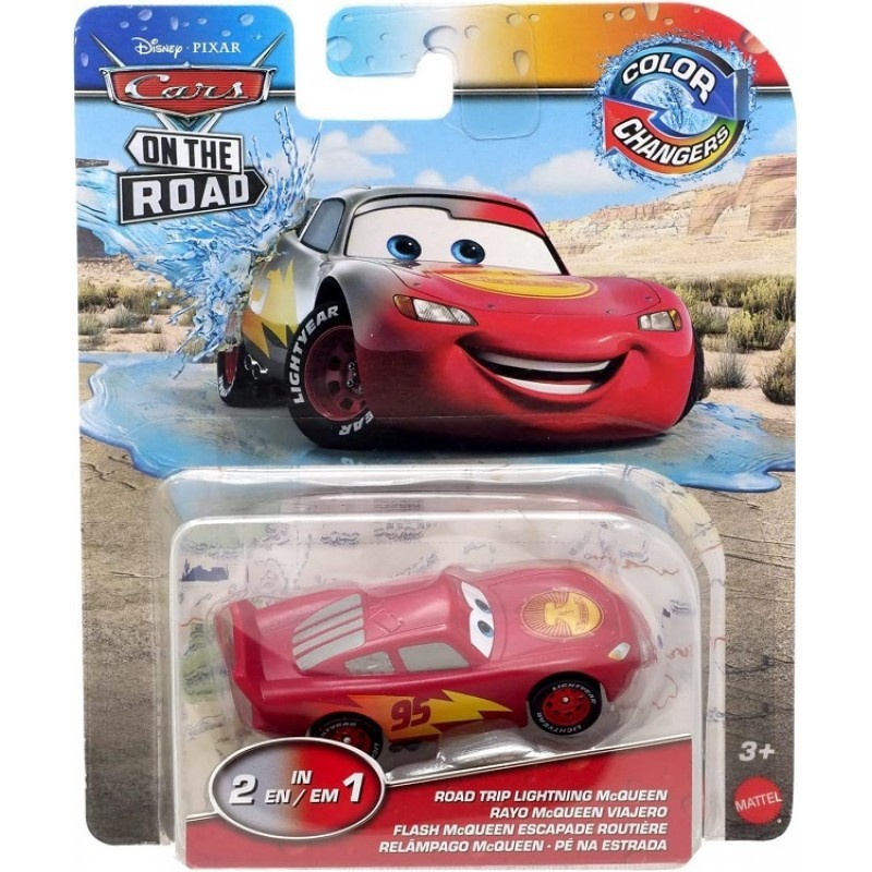 Cars On The Road Color Changers Auta Samochód Flash McQueen HDN00