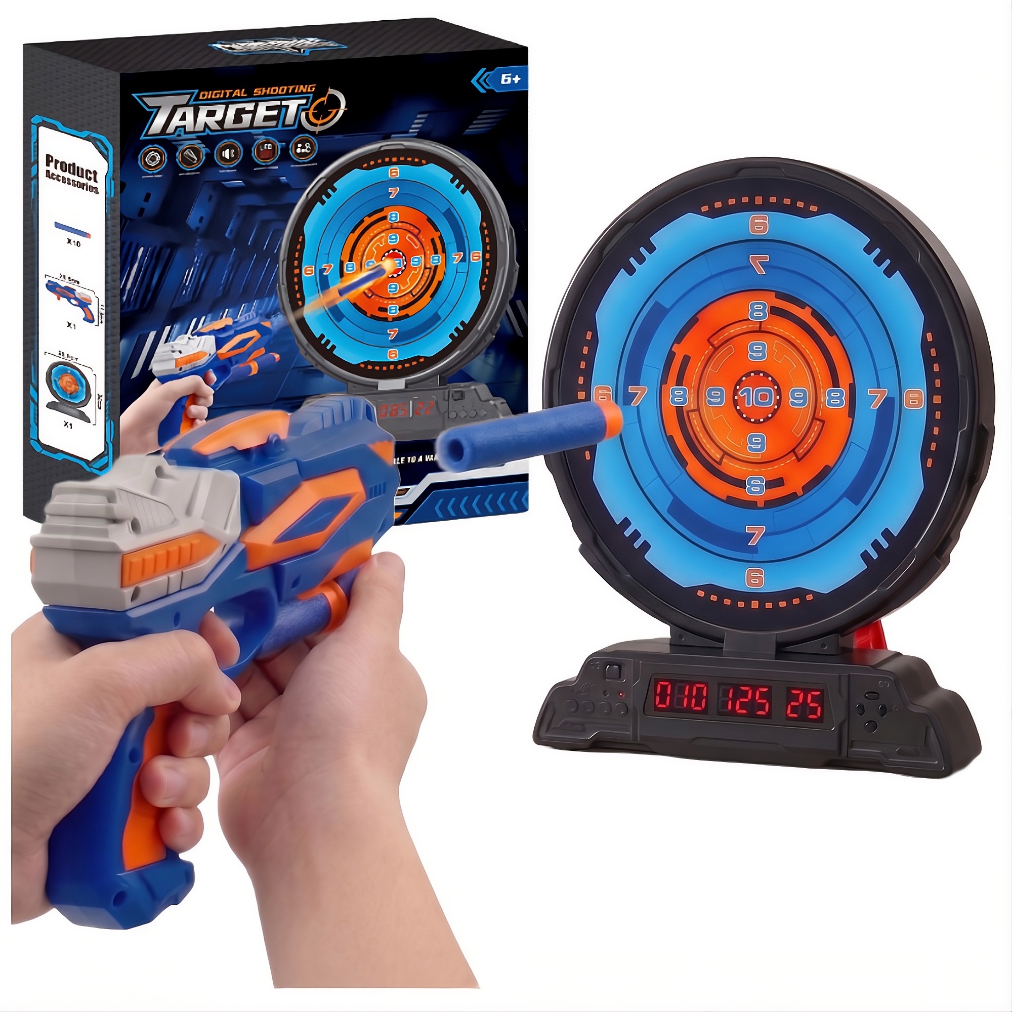 Blaster Squad Zestaw Elektroniczna Tarcza z Pistoletem 3695