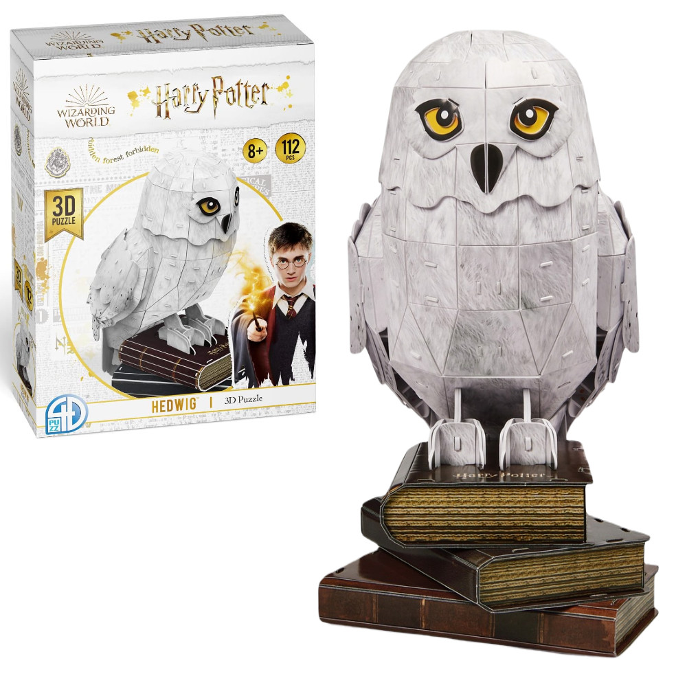 Harry Potter Puzzle 3D Sowa Hedwiga 112 el. 20144619