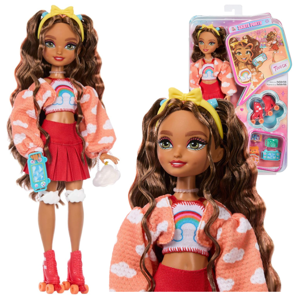 Barbie Dream Besties Lalka Teresa na Wrotkach JFX98