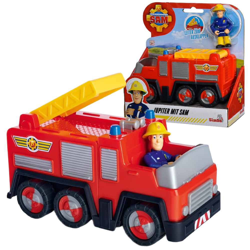 Strażak Sam Pojazd Jupiter z Figurką Simba 76207