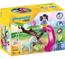 Playmobil 1.2.3 Plac zabaw wróżek 70400