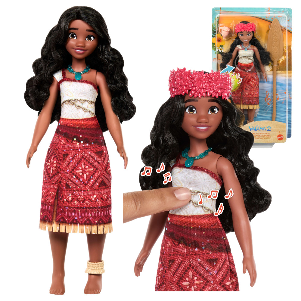 Disney Vaiana 2 Śpiewająca Lalka Vaiana JBT61 j.angielski