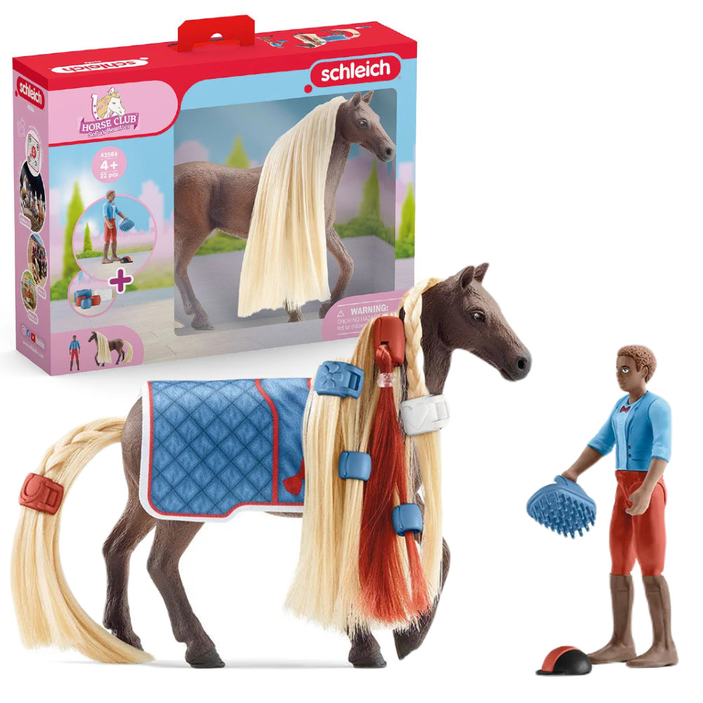 Schleich Zestaw Startowy Leo i Rocky z włosami do czesania 42586