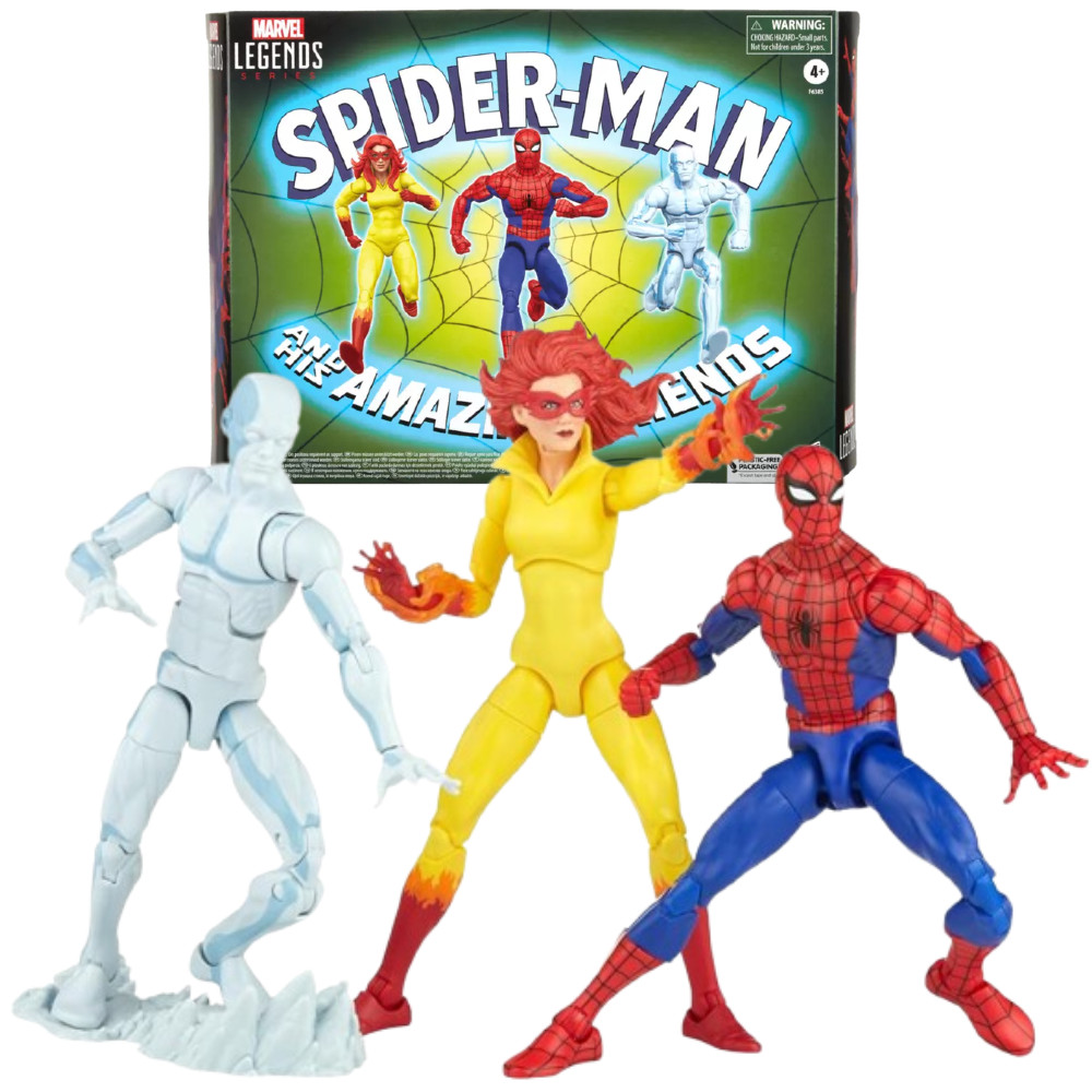 Marvel Spider-Man i jego niesamowici przyjaciele figurki 3-pak F6385