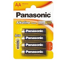 Baterie Alkaliczne Panasonic x 4 sztuki AA LR6