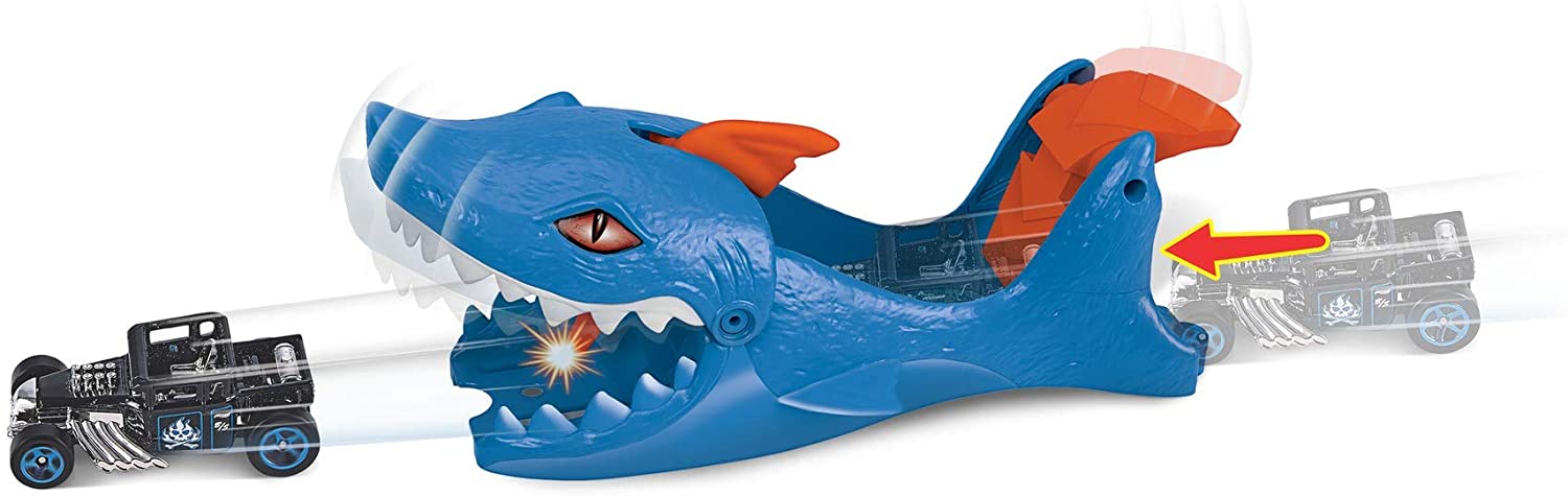 Hot Wheels Wyrzutnia z rekinem + autko GVF43 uszkodzone opakowanie