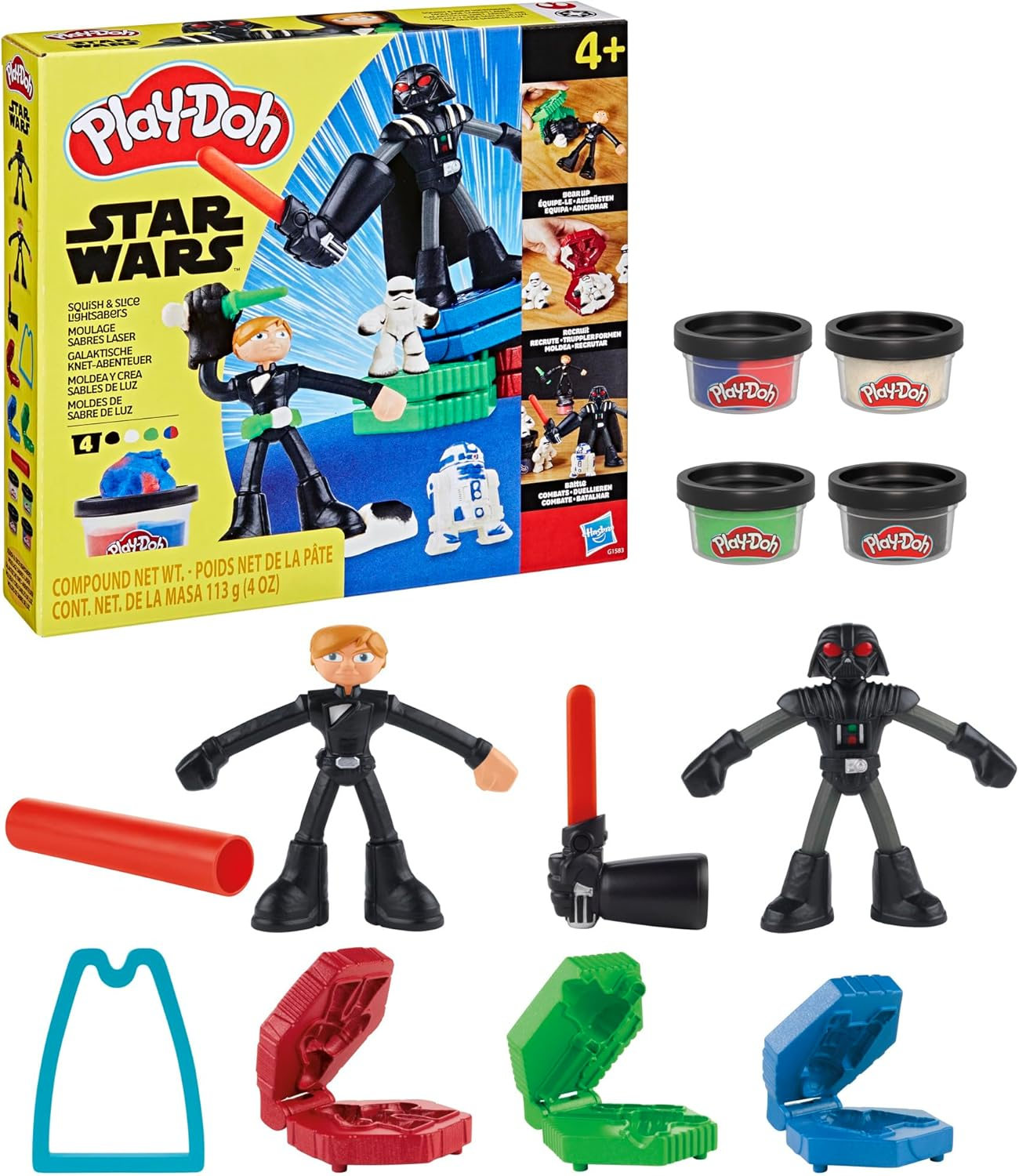 Play-Doh Ciastolina Zestaw Star Wars + 2 figurki G1583