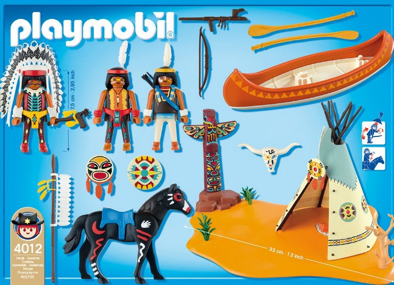 NEW Playmobil Western #5252 Native American Indian Animals People