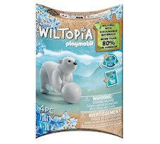 Playmobil Wiltopia mały niedźwiedź polarny 71073