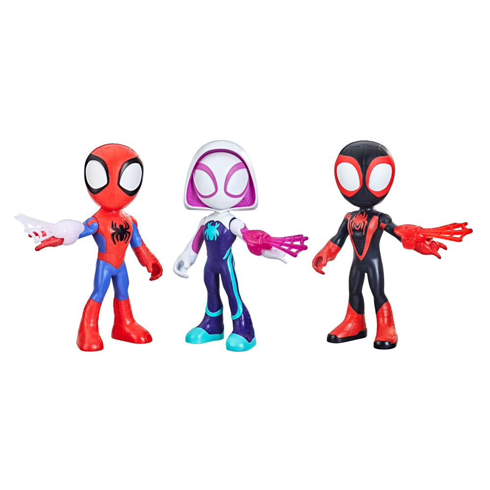 Spidey i Super Kumple Zestaw 3 Figurki Spidey, Miles Morales i Ghost Spider F5929