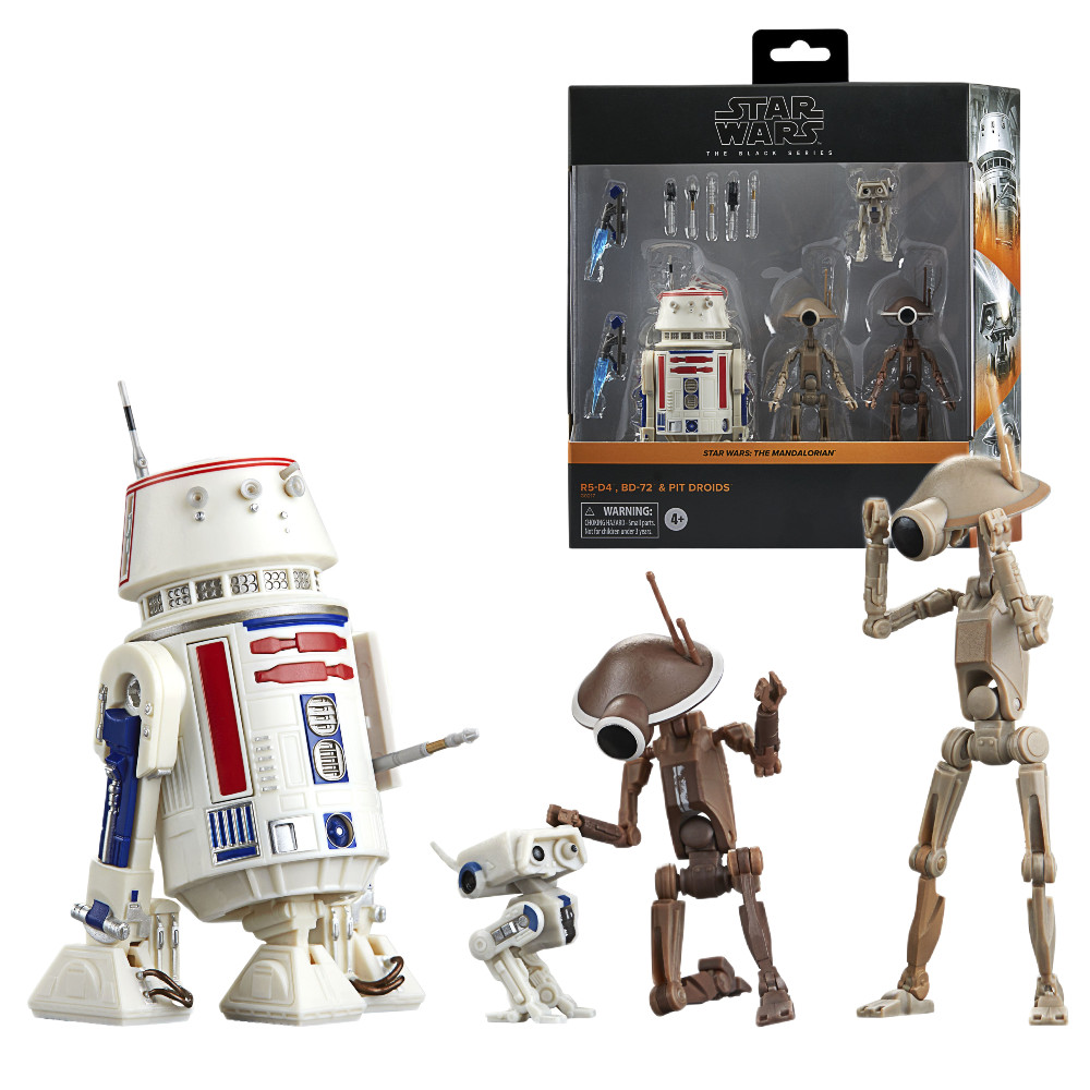 Star Wars The Mandalorian Zestaw Figurek R5-D4, BD-72 i Pit Droids G0217