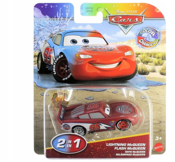 Cars On The Road Color Changers Auta Samochód Lightening McQueen JHD86