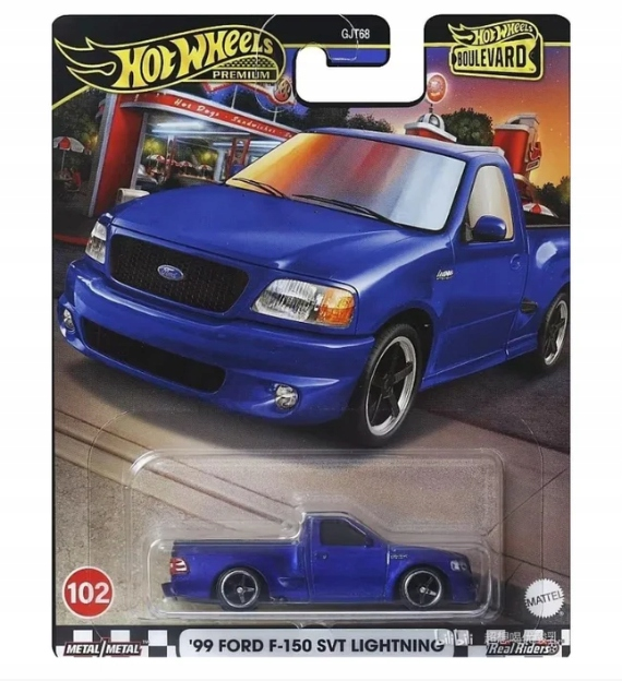 Hot Wheels Boulevard Autko '99 Ford F-150 SVT Lightining HRT60