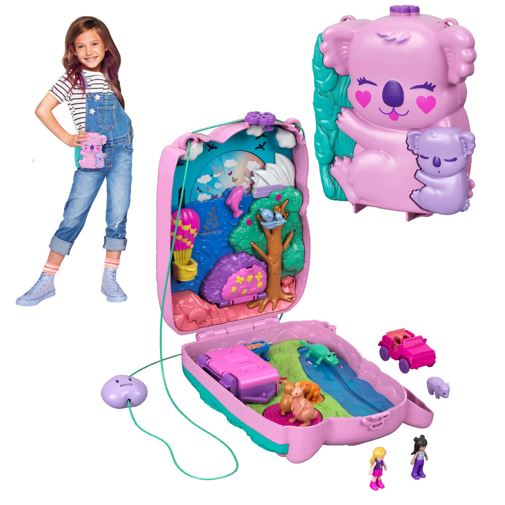 Mattel Polly Pocket Zestaw Kompaktowa Torebka Koala GXC95