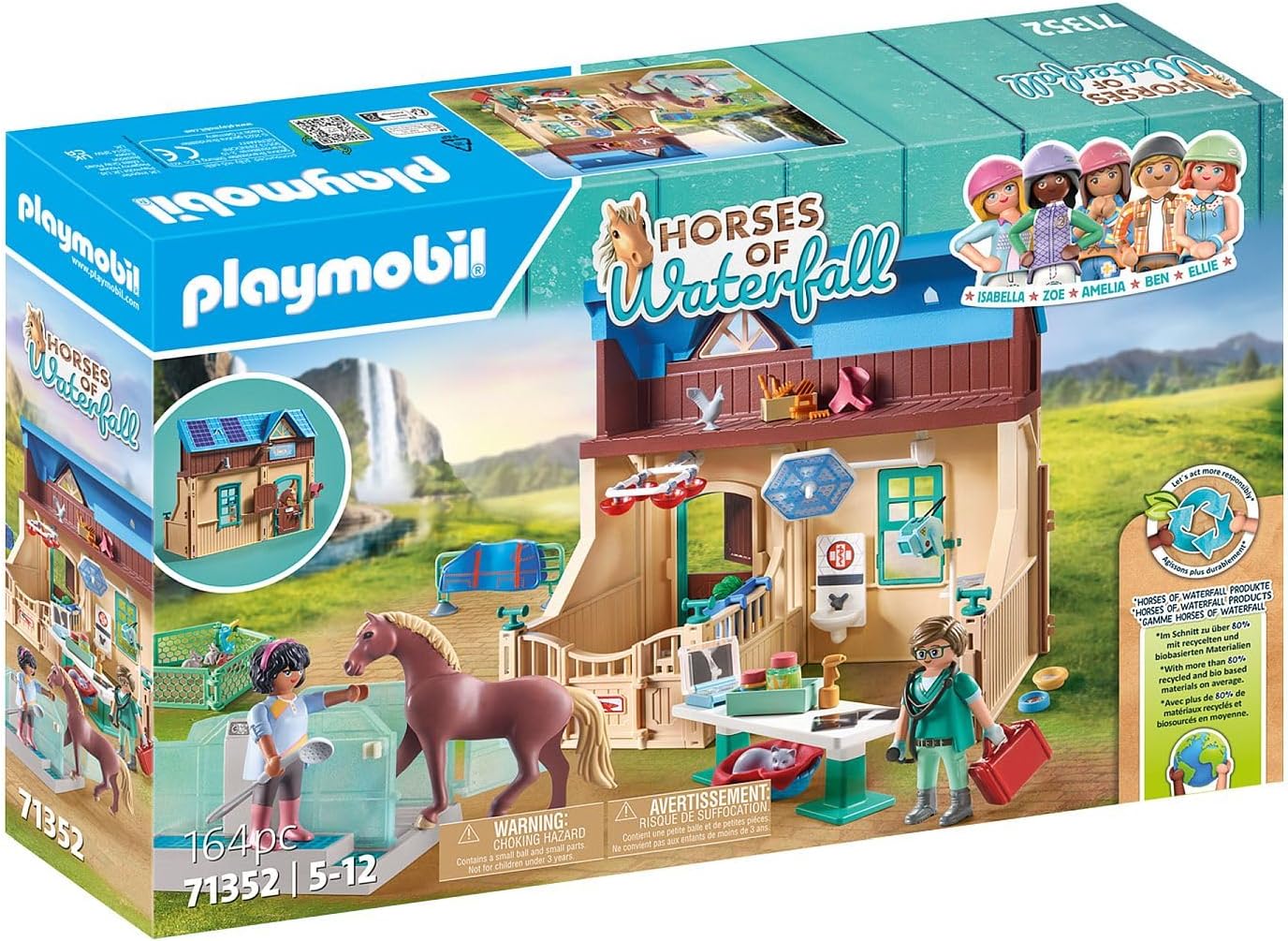 Playmobil Horses of Waterfall Hipoterapia i lecznica zwierząt 71352