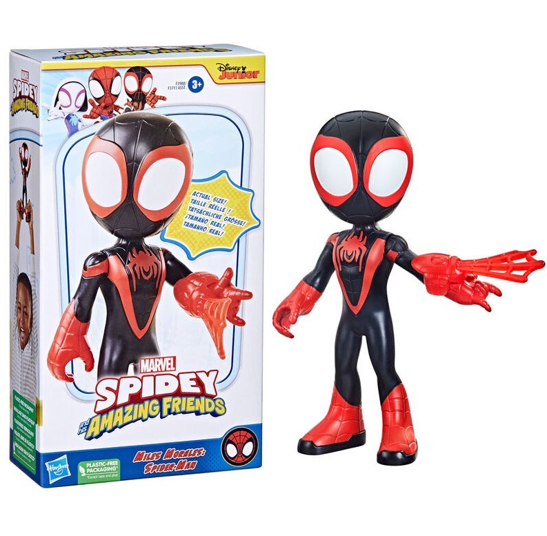 Hasbro Spidey i Super Kumple Figurka Miles Morales z Siecią 23 cm F3988