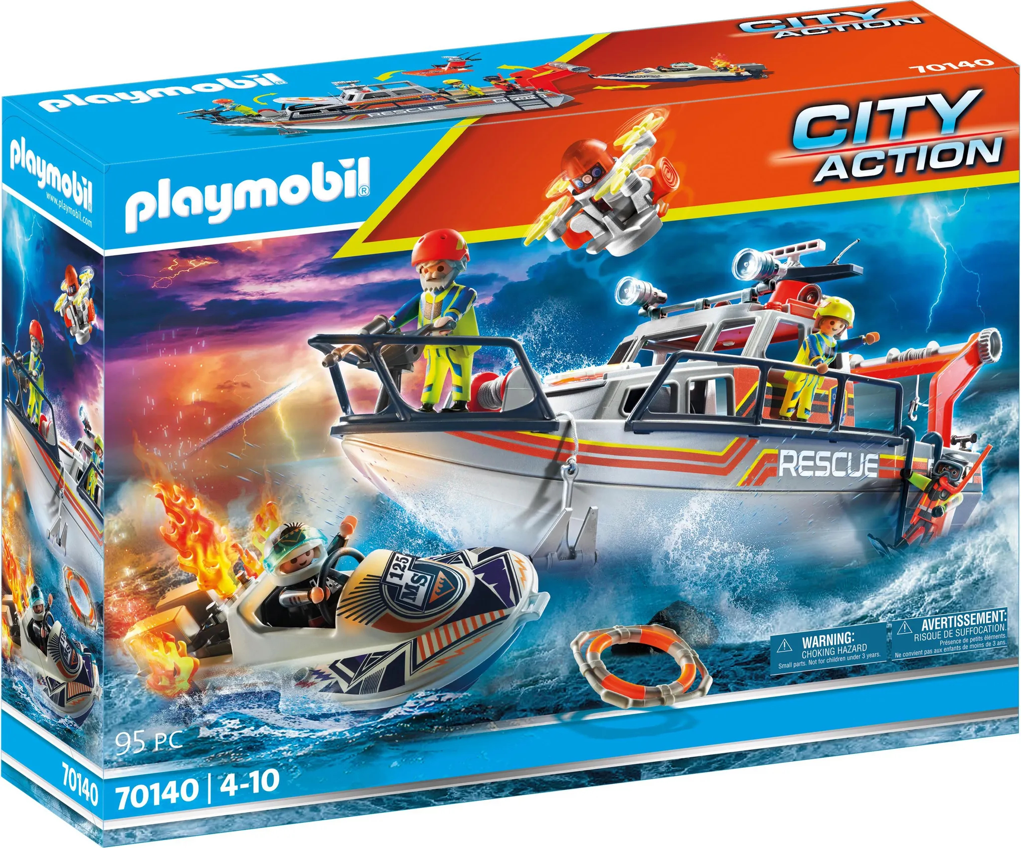 Playmobil City Action Łódź Ratunkowa 70140