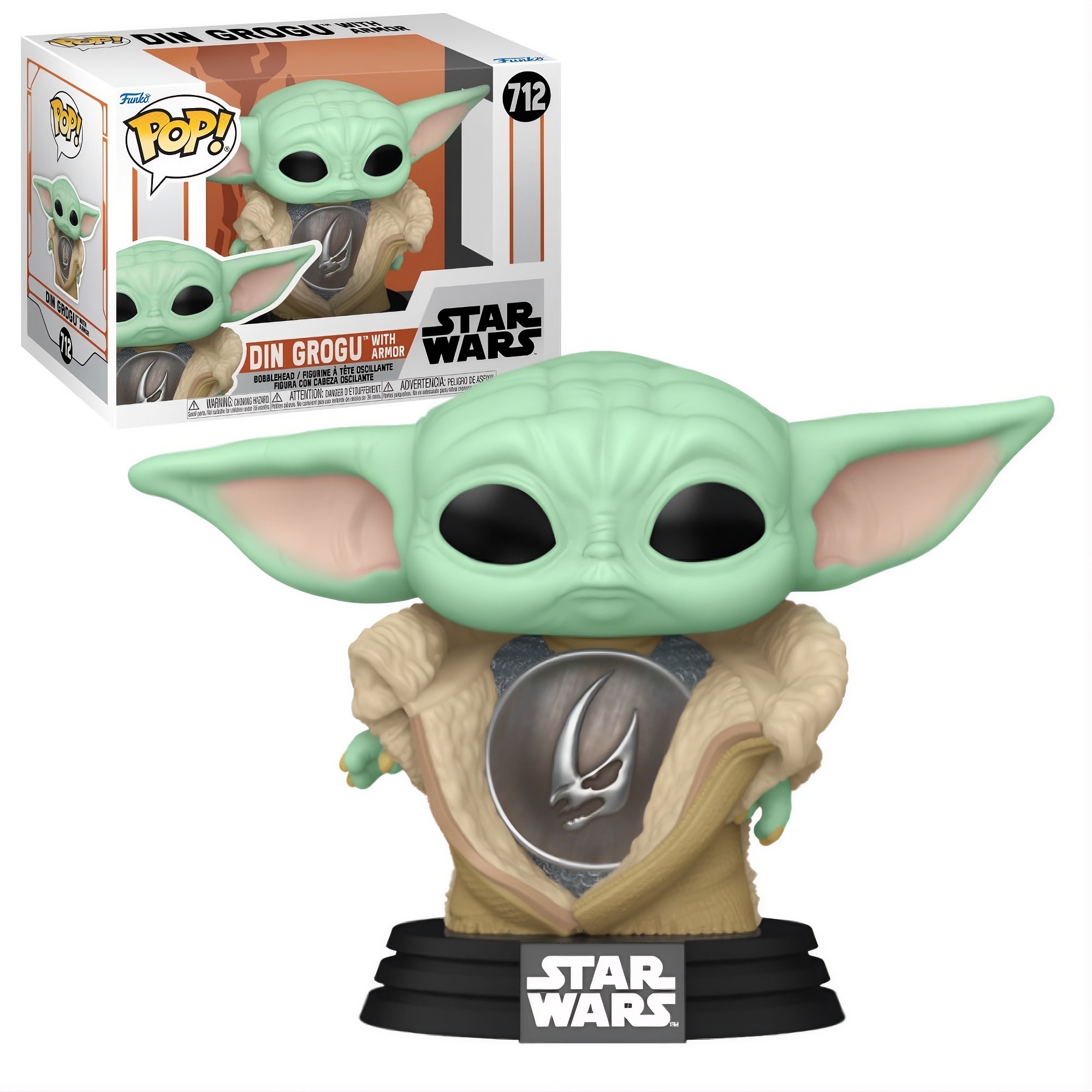 Funko Pop Star Wars Figurka Din Grogu with Armor 712