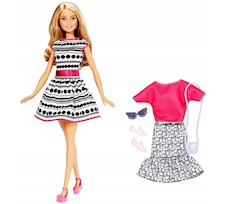 Barbie Modowe przebieranki + akcesoria FFF59
